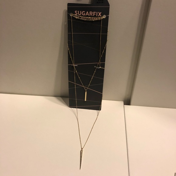 BaubleBar Jewelry - SUGARFIX By BaubleBar 2 layered gold necklace